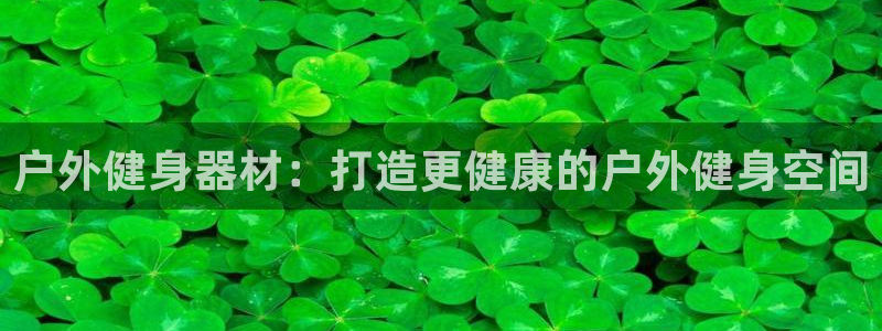 富联娱乐测速登录不了：户外健身器材：打造更健康的户外