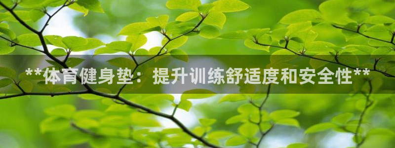 富联平台官网登录不了：**体育健身垫：提升训练舒适度