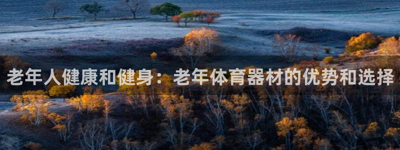 富联平台安装：老年人健康和健身：老年体育器材的优势和