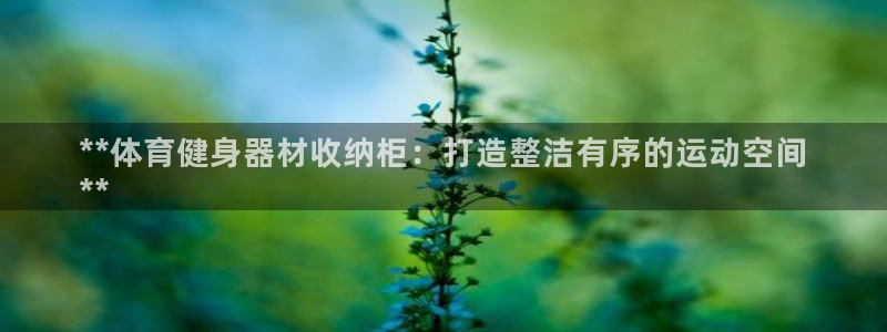 杭州富联科技：**体育健身器材收纳柜：打造整洁有序的