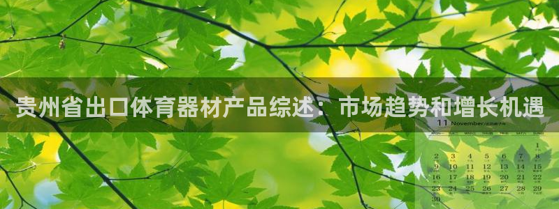 富联娱乐测速地址在哪：贵州省出口体育器材产品综述：市