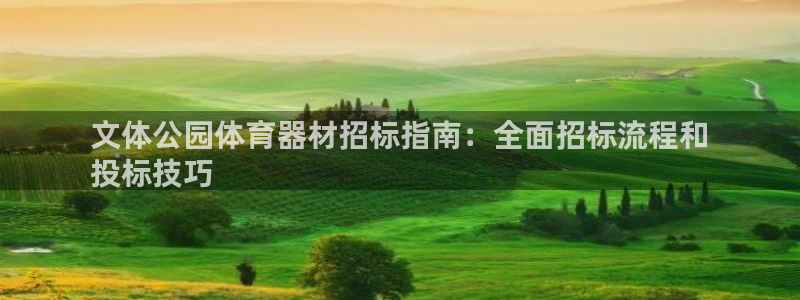 富联娱乐官方网站下载安装：文体公园体育器材招标指南：