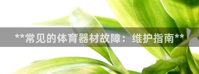 富联娱乐在线注册链接怎么弄出来：**常见的体育器材故