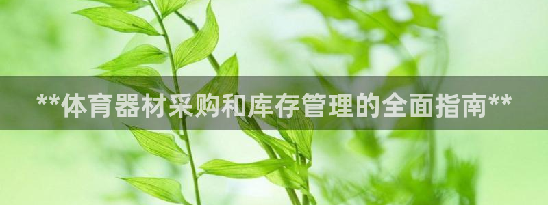 富联娱乐平台能挣到钱吗现在：**体育器材采购和库存管理的全面