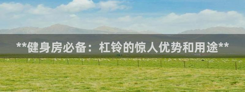 富联官网登录：**健身房必备：杠铃的惊人优势和用途**