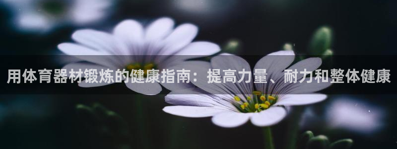 富联娱乐怎么样知乎：用体育器材锻炼的健康指南：提高力